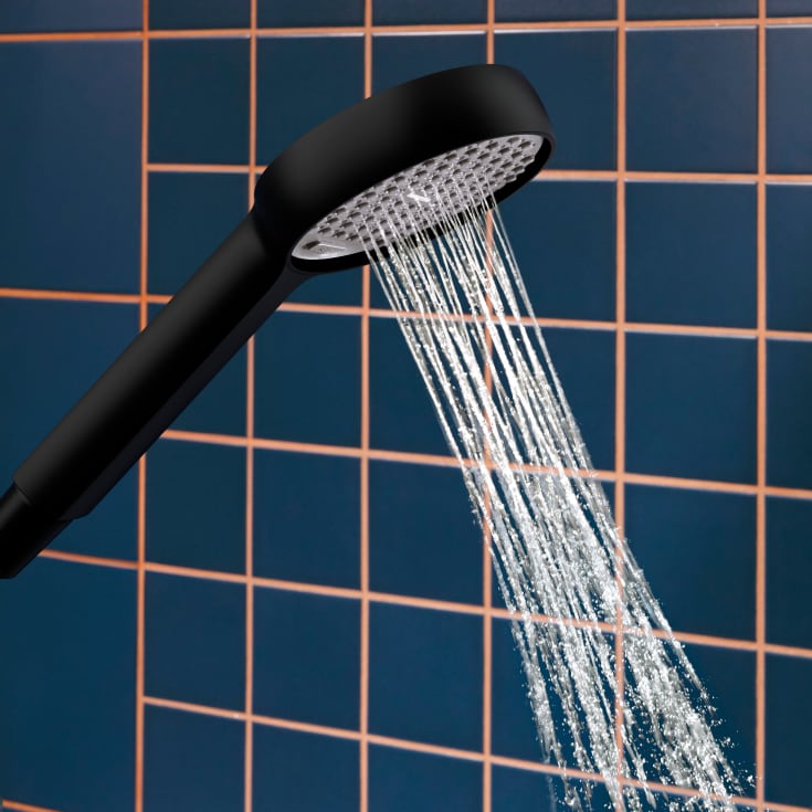 Hansgrohe Activera Select S brusesæt, vandbesparende, mat sort
