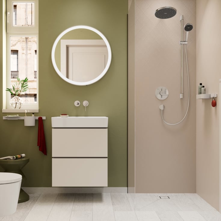 Hansgrohe Activera S handdusch, vattensparande, krom