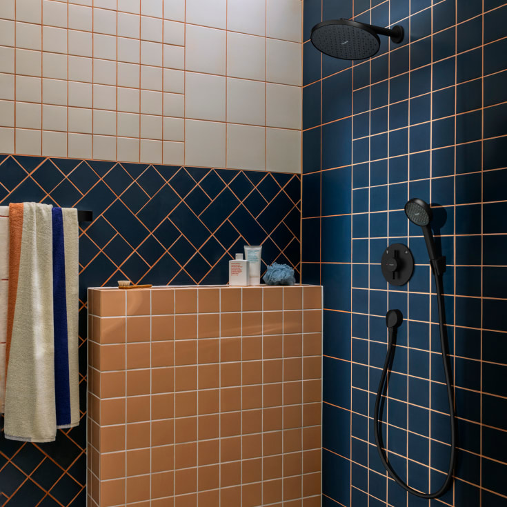 Hansgrohe Activera Select S handdusch, vattensparande, matt svart