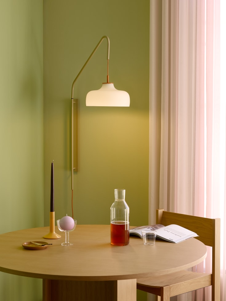 Hübsch Current vägglampa, sand
