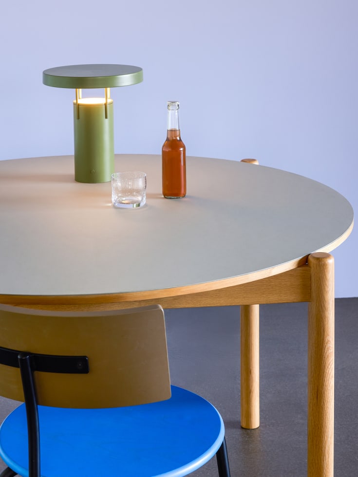 Hübsch BringMe Mini genopladelig bordlampe, grøn