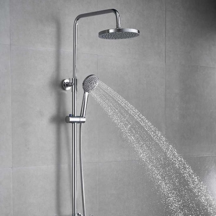 Bathlife Glimma dusjsett, krom