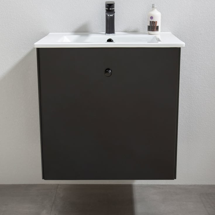 Bathlife Extas møbelpakke, 62x60 cm, matt sort