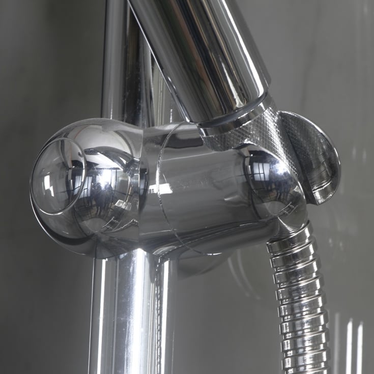 Bathlife Betrakta Dusjkabinett, 90x90 cm, Sort Matt/Klart Glass