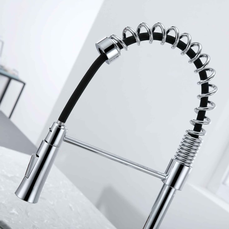 Bathlife Hav kjøkkenarmatur, med avstengning, krom