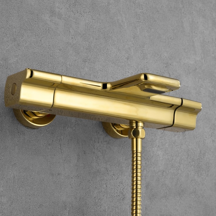Bathlife Stimma Tapp badekarsbatteri, messing