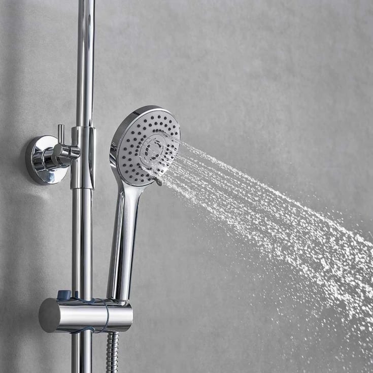 Bathlife Glimma dusjsett, krom