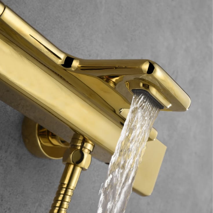 Bathlife Stimma Tapp badekarsbatteri, messing
