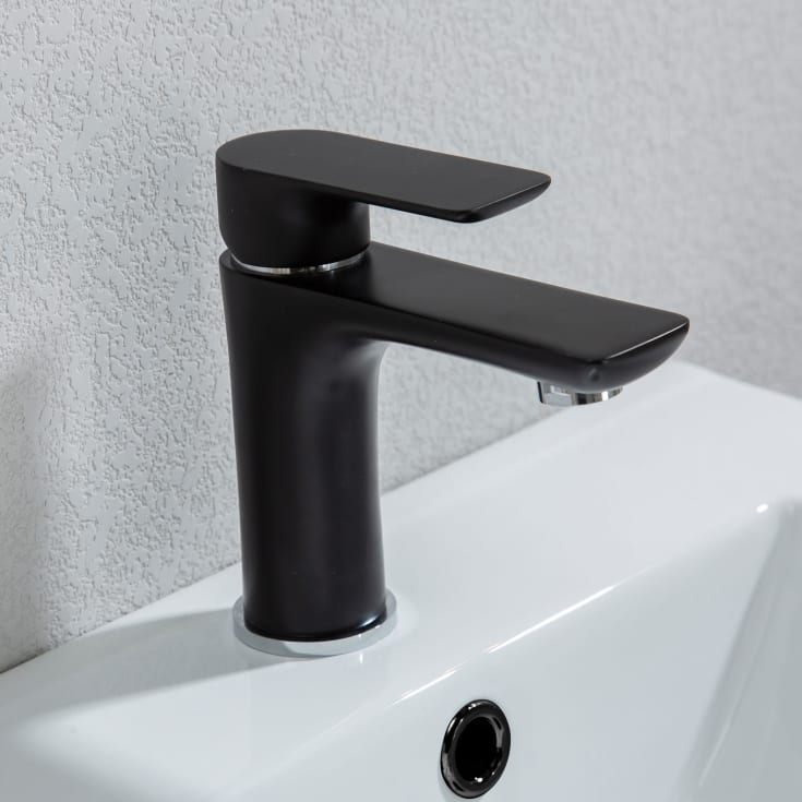 Bathlife Extas møbelpakke, med servant, 52x40x50 cm, sort matt