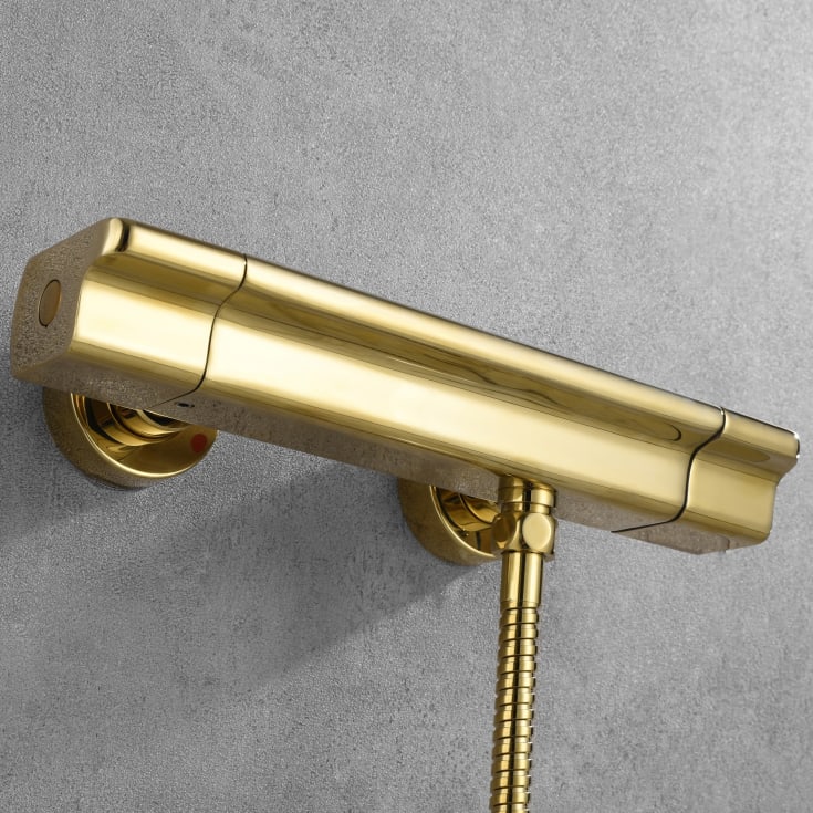 Bathlife Stimma dusjbatteri, messing