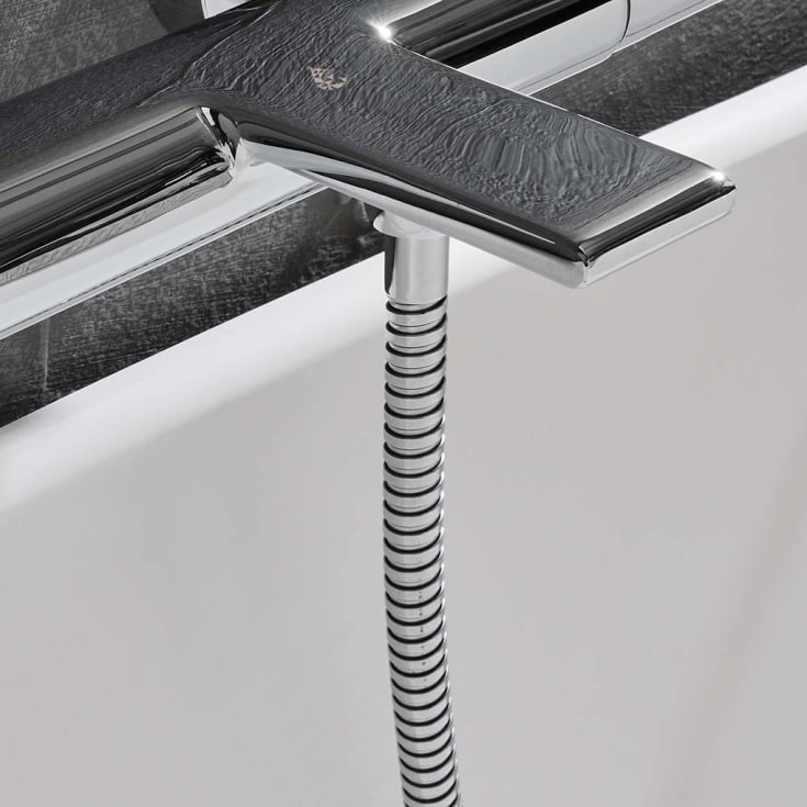 Bathlife Dagg Tapp badekarbatteri, krom