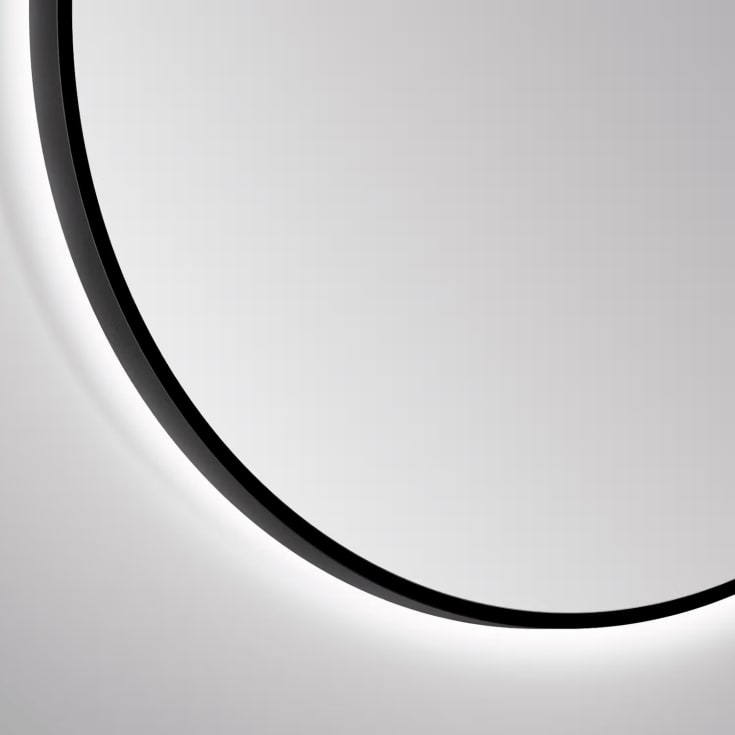 Bathlife Spira speil, Ø120 cm, med LED-lys