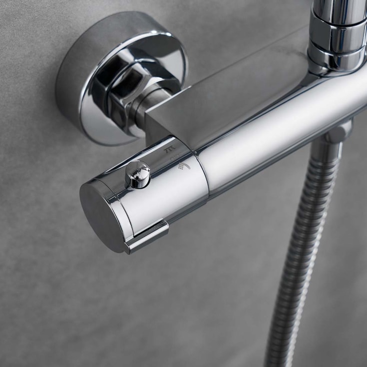 Bathlife Glimma dusjsett, krom