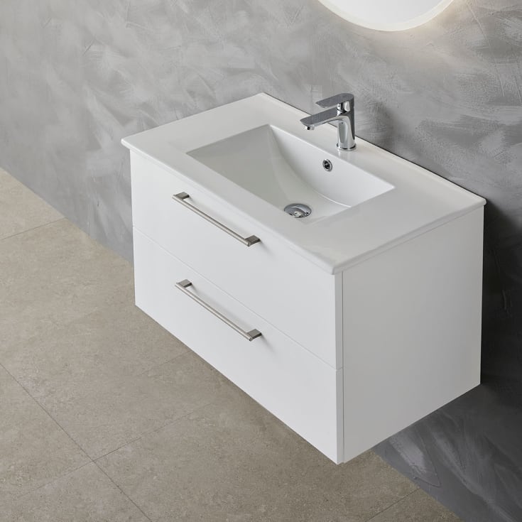 Bathlife Lust møbelpakke, med servant, 81x46,5x48 cm, hvit