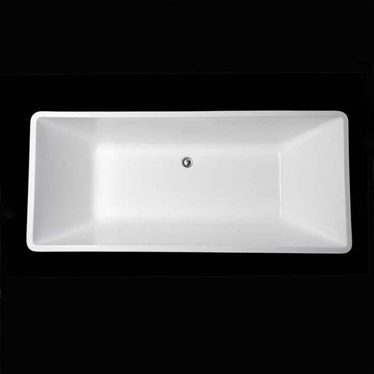 Bathlife Ideal badekar, 160x75 cm, hvit