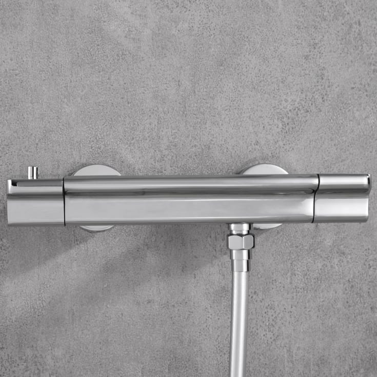 Bathlife Stimma dusjbatteri,krom