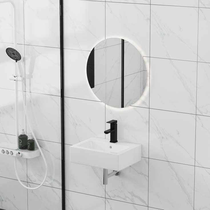 Bathlife Kraft vegghengt servant, 45x35 cm, hvit
