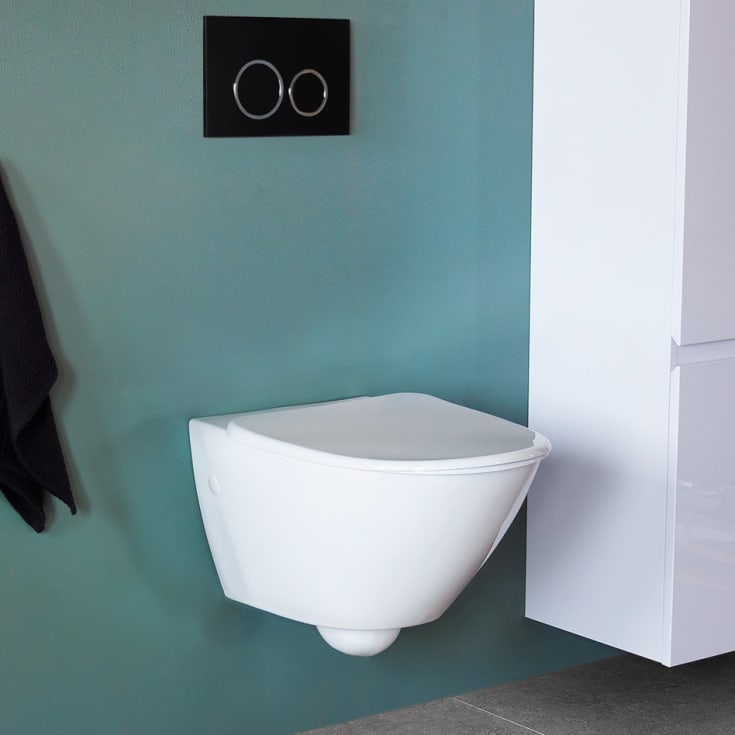 Bathlife Spola betjeningsplate, sort