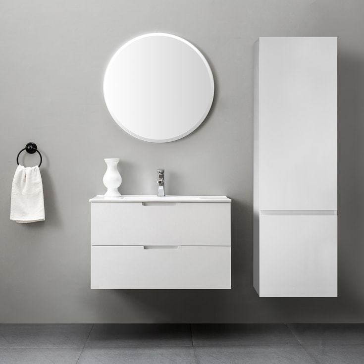 Bathlife Eufori sideskap, 45x150 cm, hvit