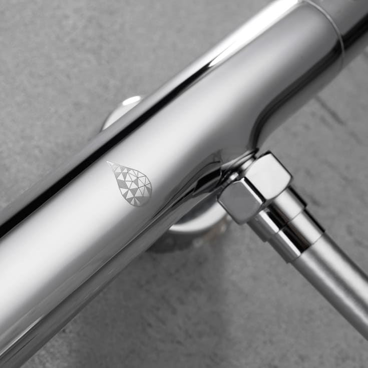 Bathlife Brusa dusjbatteri, krom