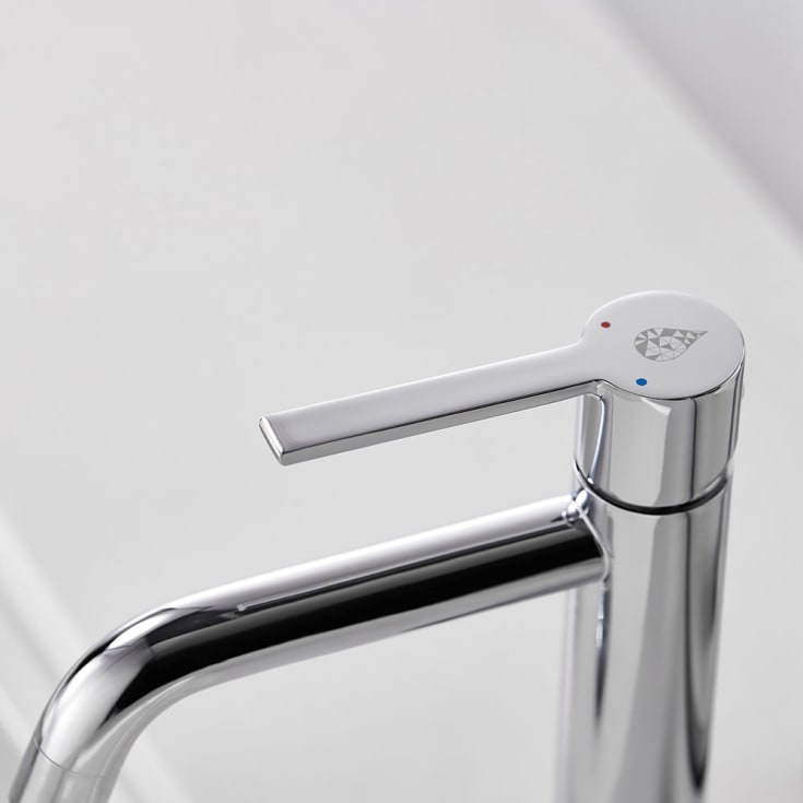 Bathlife Tillra servantbatteri, uten bunnventil, krom