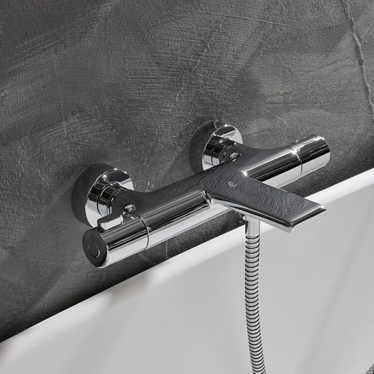 Bathlife Dagg Tapp badekarbatteri, krom