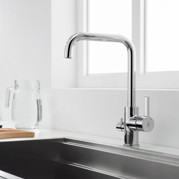 Bathlife Atlant kjøkkenarmatur, krom