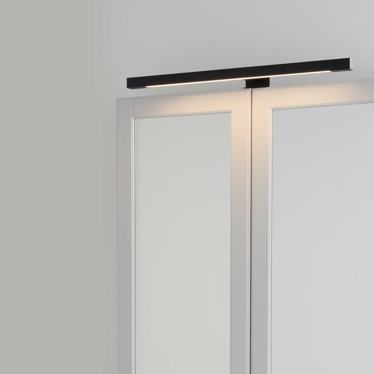 Bathlife Ljus speillampe, 60 cm, sort