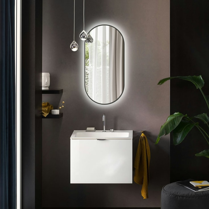Bathlife Nöja speil med lys, 40x80 cm