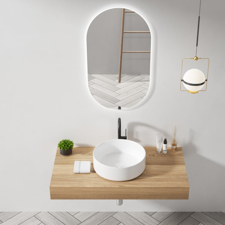 Bathlife Grund servant, Ø40,5 cm, hvit