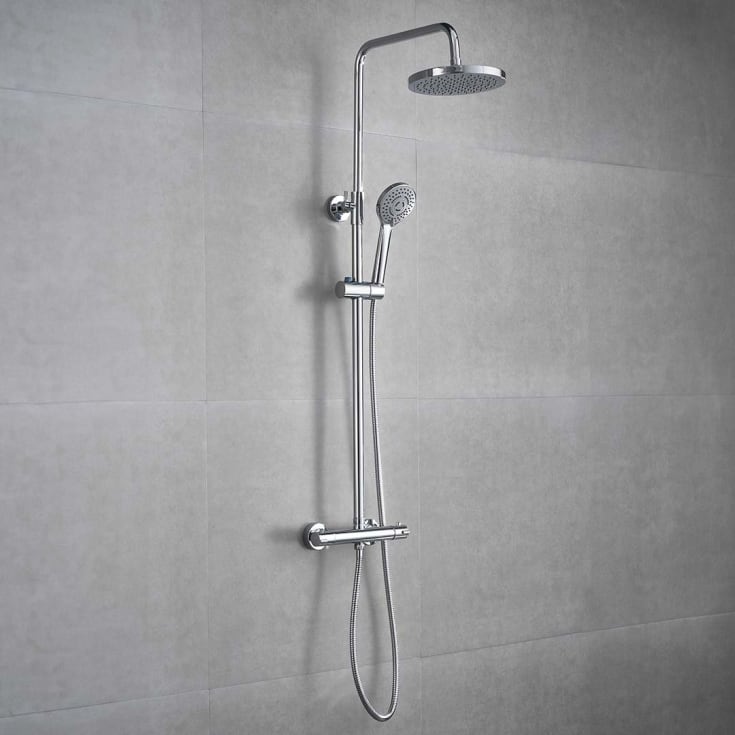 Bathlife Glimma dusjsett, krom