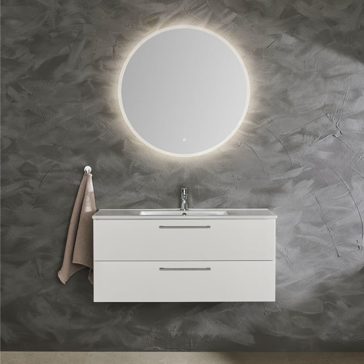 Bathlife Lust møbelpakke, med servant, 100x46,5x48 cm, hvit