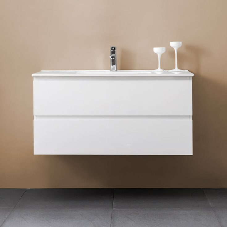 Bathlife Eufori møbelpakke, med servant, 101x46x50 cm, hvit