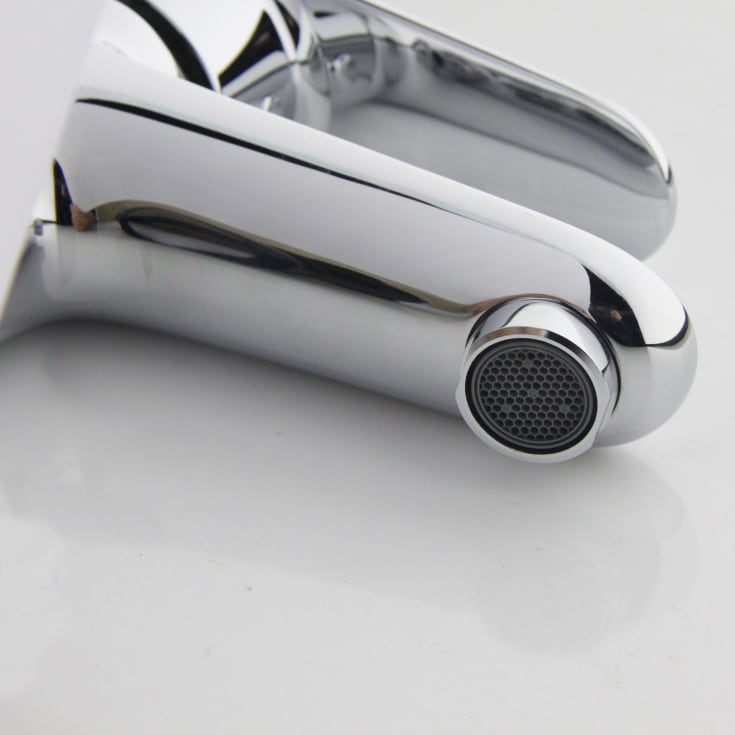 Bathlife Springa servantbatteri, uten bunnventil, krom
