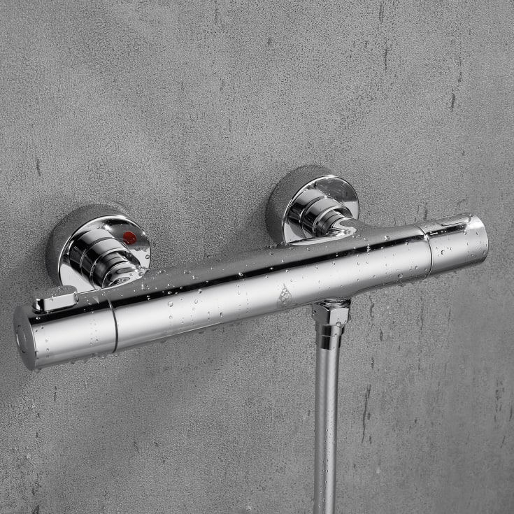 Bathlife Brusa dusjbatteri, krom