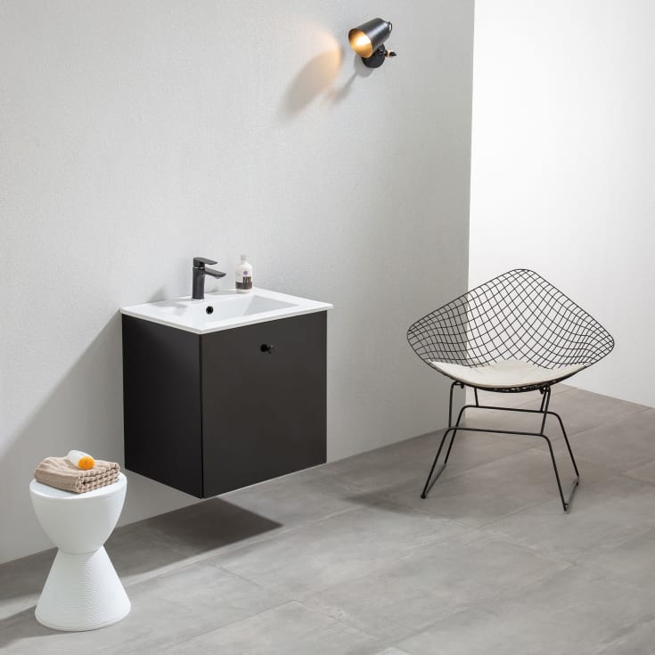Bathlife Extas møbelpakke, 62x60 cm, matt sort