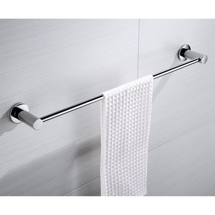 Bathlife Lättnad hånkdklestang enkel, 60 cm, sort matt