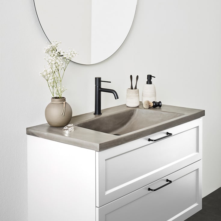 Westerbergs Nejd servantskap, 120x45.3 cm, hvit