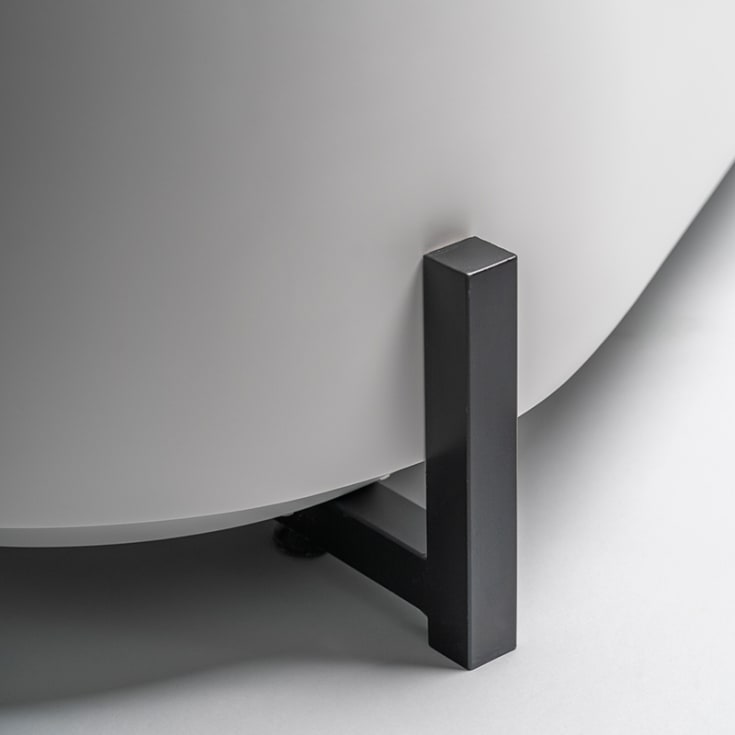 Westerbergs Vik badekar, 1600x700 mm, solid surface, hvit matt