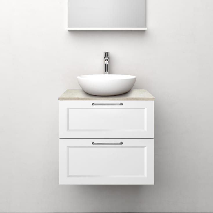 Westerbergs Nejd servantskap, 60x45.3 cm, hvit