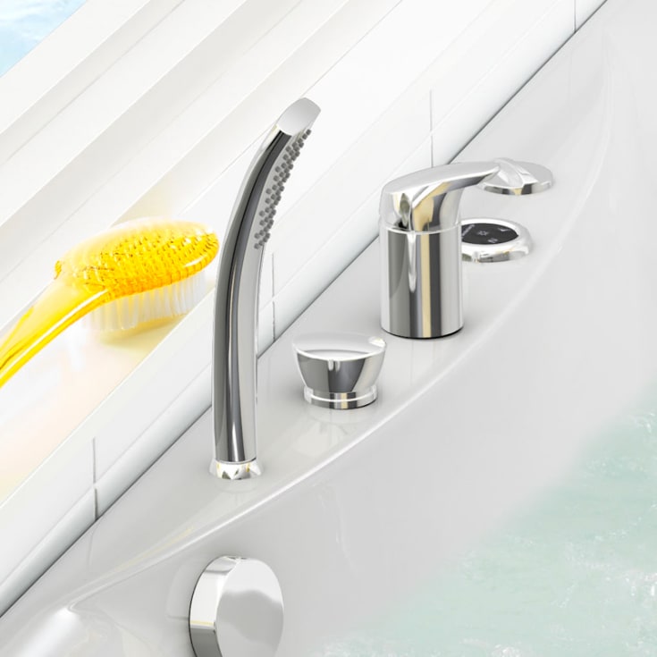 Westerbergs Ocean 160L Executive boblebad, 1550x912 mm, venstre, akryl, hvit