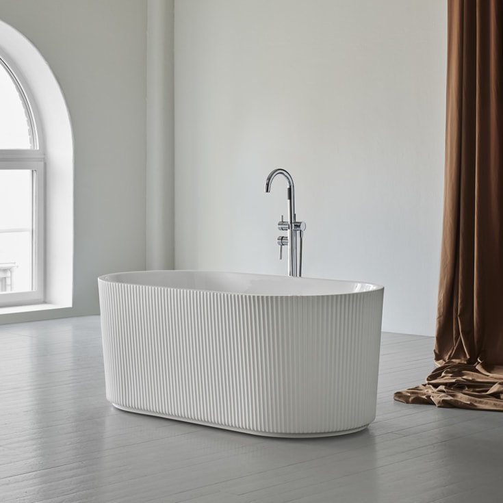 Westerbergs Stil badekar, 1600x750 mm, akryl, hvit