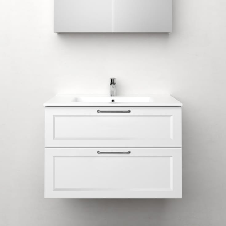 Westerbergs Nejd servantskap, 80x45.3 cm, hvit