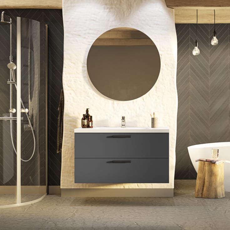 Westerbergs Jord servantskap, 100x45.3 cm, grå