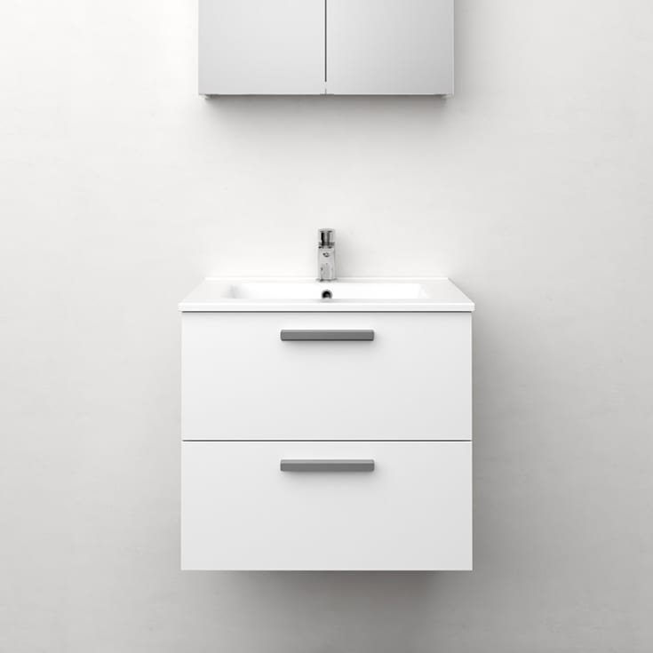 Westerbergs Jord servantskap, 60x45.3 cm, hvit