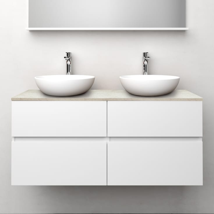 Westerbergs Himmel servantskap, 120x45.3 cm, hvit