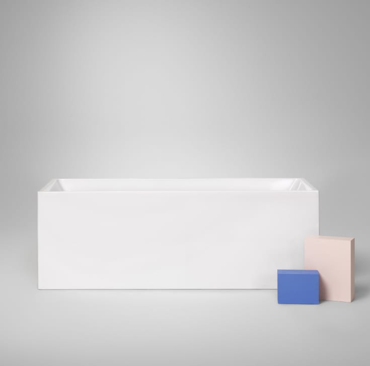 Westerbergs Salt badekar, 147x80 cm, hvit