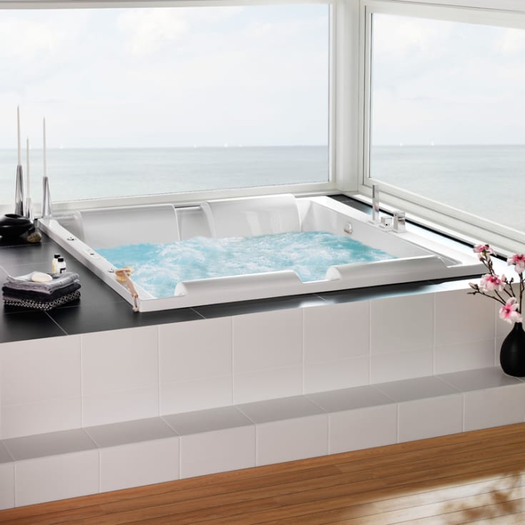 Westerbergs Pacific 180SQ frontpanel, vendbar, akryl, hvit