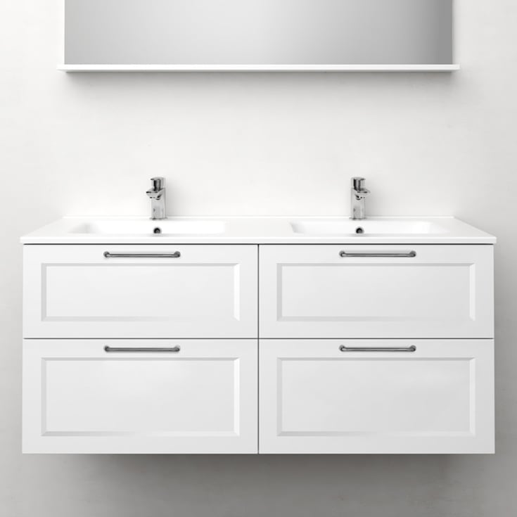 Westerbergs Nejd servantskap, 120x45.3 cm, hvit