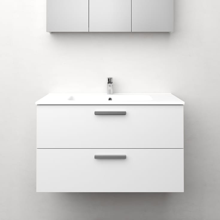 Westerbergs Jord servantskap, 90x45.3 cm, hvit